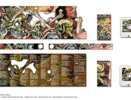 VITAMIN X “Full Scale Assault” Etched Cassette Tape • “SCALE” Edition