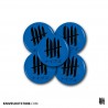 KNVZ "Japan Logo" Badge | Magnet • Blue & Black