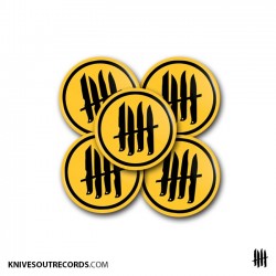 KNVZ "Circled Logo" Badge | Magnet • Yellow Cab