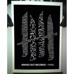 Affiche KNIVES OUT Sharp Pleasure • 300gsm Textured Paper