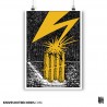 KNIVES OUT Tribute to Bad Brains Print • 300gsm Textured Paper
