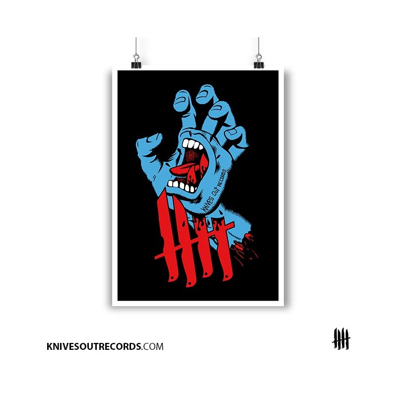 KNIVES OUT Tribute to Jim Philips Print • 300gsm Textured cardstock Paper