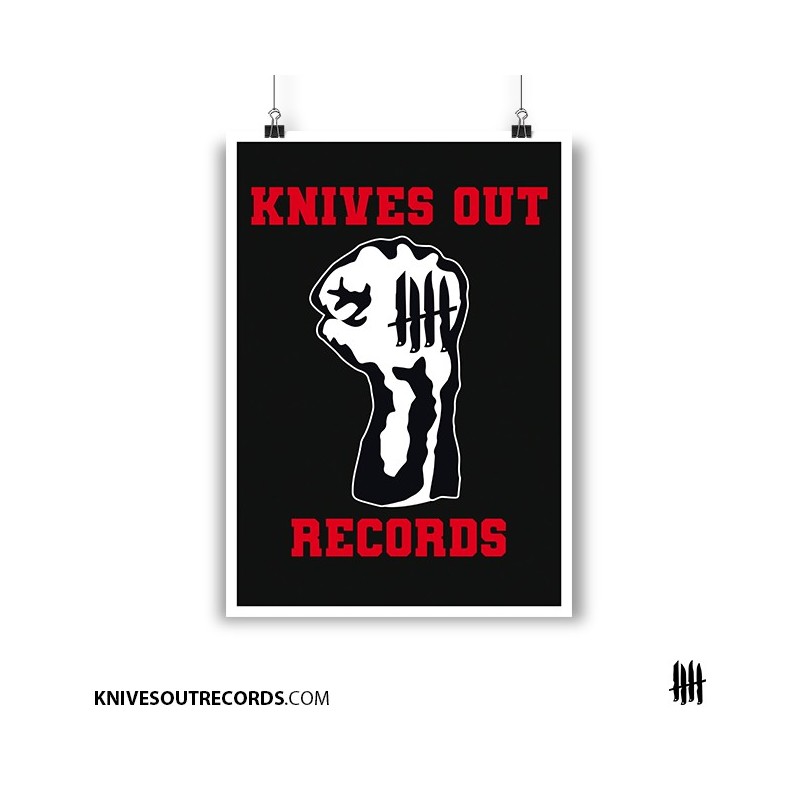 KNIVES OUT Tribute to Youth Of Today Print • 300gsm textured cardstock Paper
