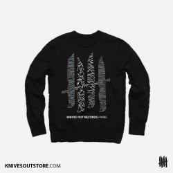 KNVZ "Sharp pleasure" Crewneck • Black