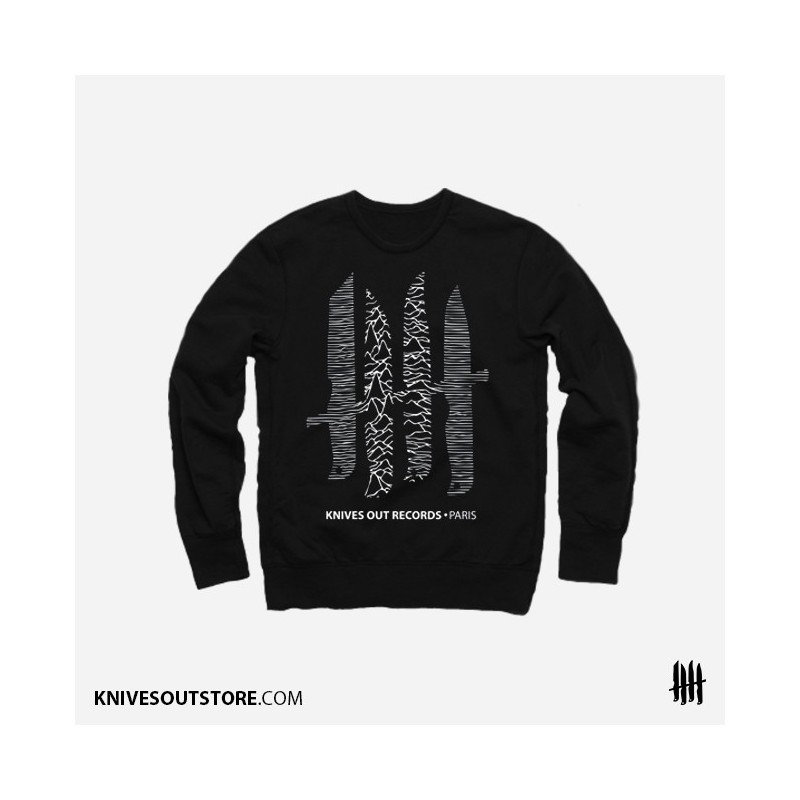 KNVZ "Sharp pleasure" Crewneck • Black