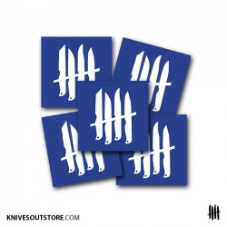 KNVZ "Logo" stickers • Blue...