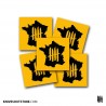 KNVZ "GN Seul Contre Tous" stickers • Yellow • M
