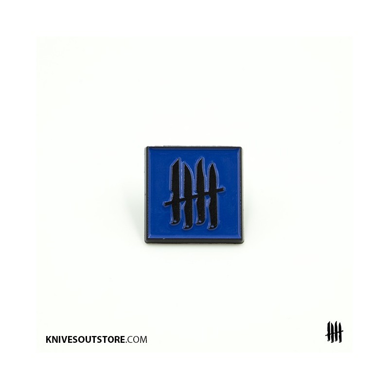 KNVZ "Logo" enamel pin • Blue