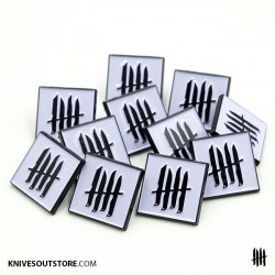 KNVZ "Logo" enamel pin • White
