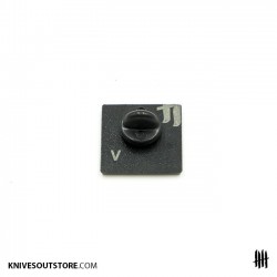 KNVZ "Logo" enamel pin • White