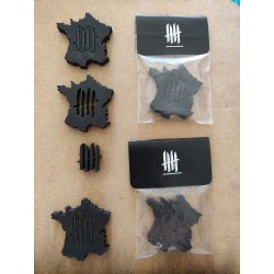 Wooden KNVZ logo "We Stand Alone" • Tribute to Gaspar Noe • M