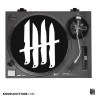 KNVZ "Iconic XL Logo" slipmat • White