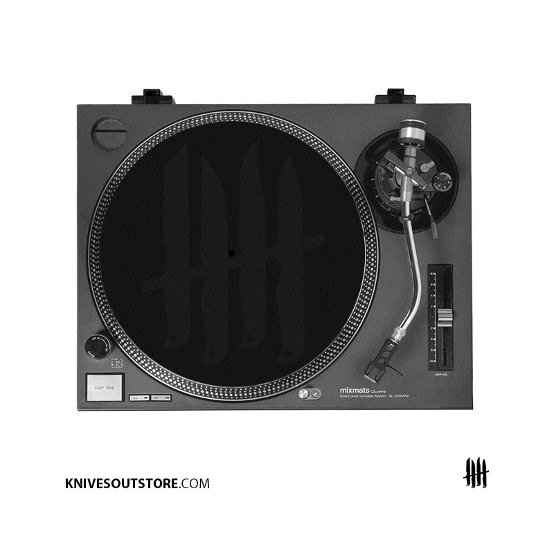KNVZ "Iconic XL Logo" slipmat • Black