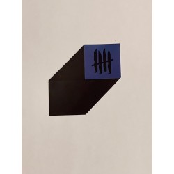 KNVZ "Logo" 3D Shaded sticker • Blue