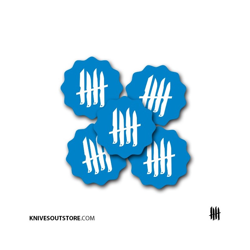 KNVZ "Uncertified" stickers • Blue • M