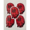 KNVZ x ZOMBIE ART SQUAD sticker • Red & Black • L