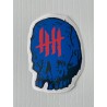 KNVZ x ZOMBIE ART SQUAD sticker • Blue & Red • L