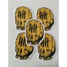 KNVZ x ZOMBIE ART SQUAD sticker • Yellow & Black • L