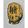 KNVZ x ZOMBIE ART SQUAD sticker • Yellow & Black • L