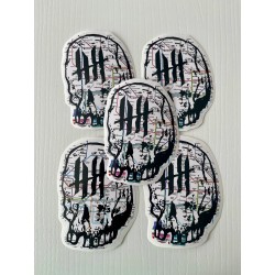 KNVZ x ZOMBIE ART SQUAD sticker • Paris subway • L