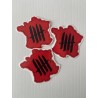 KNVZ "GN Seul Contre Tous" sticker • Red • L