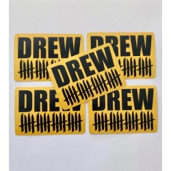 KNVZ x DREW sticker • Rounded