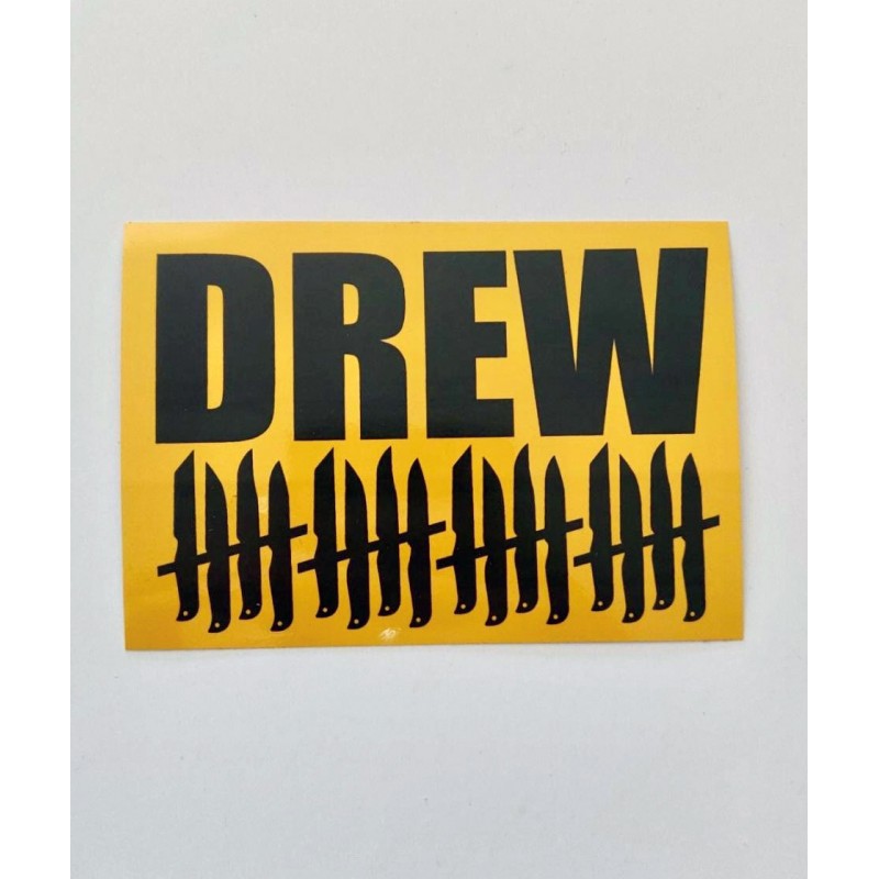KNVZ x DREW sticker