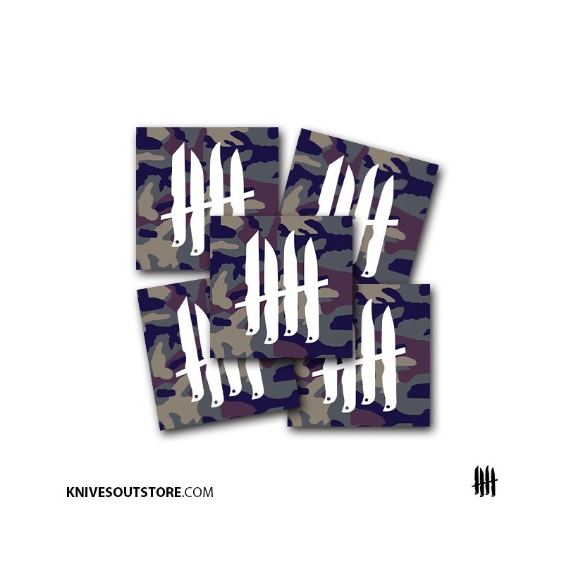 KNVZ "Logo" stickers • Camo • M