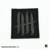 KNVZ "Iconic Logo" embroidered patch • Black