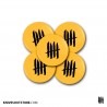 KNVZ "Logo" Badge | Magnet • Yellow Cab