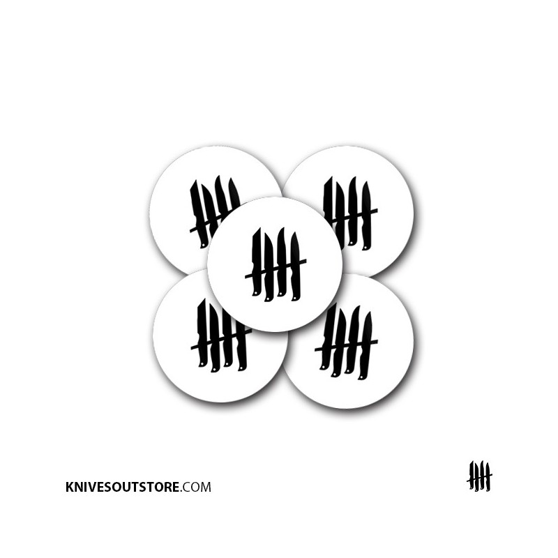 KNVZ "Logo" Badge | Magnet • White
